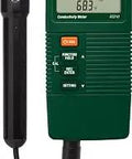 Portable Conductivity And TDS Meter With Temperature Compensation For Water Quality Testing, digital display showing readings