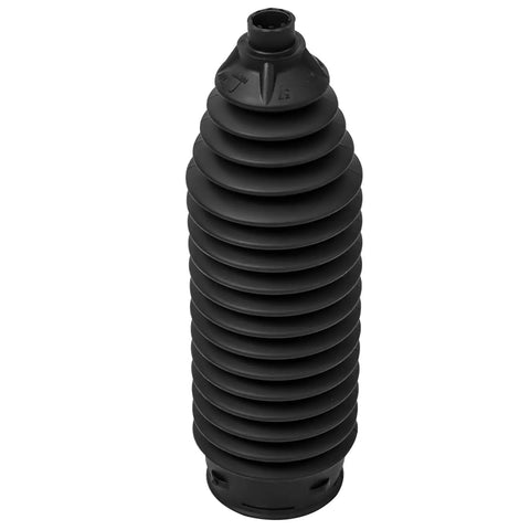 Black boot from Rack And Pinion Tie Rod Boots And Bellows Replacement Kit For Buick LaCrosse Regal LeSabre Park Avenue Cadillac DTS DeVille Chevrolet Impala Camaro Grand Prix And More OEM Grade Direct Fit