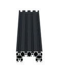 C Beam Aluminum Profile 4080 40x80mm Set Black Anodized For CNC Machines And 3D Printers, Lengths 100mm To 550mm, 2 Pack