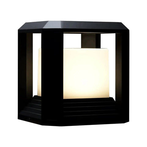 Outdoor Post Lights For Deck Fence And Yard With Hard Wired 120V 20W 3000K LED Pillar Lights Waterproof ETL Listed Modern Exterior Lighting
