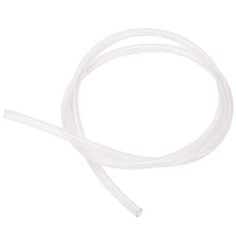 Close-up of coiled Beefy TPU Air Hose 16mm Outer Diameter By 12mm Inner, Flexible Compressor Tube, 10m segment
