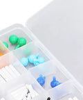 Vibrant Chemistry Molecular Model Kit For Easy Assembly And Disassembly, colorful PP balls and connectors in storage box