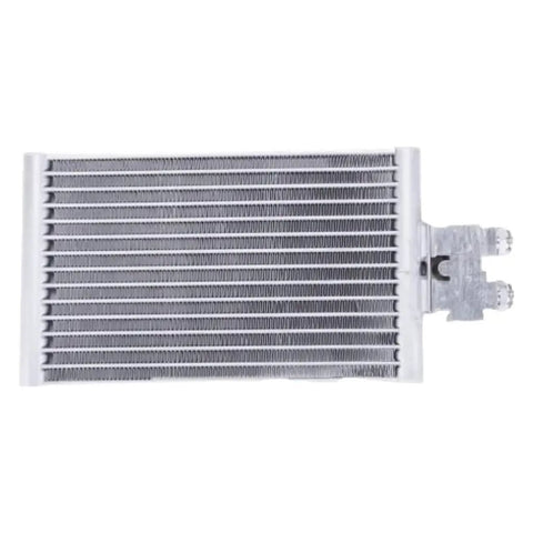 Upgrade Your Ride With This Rock Solid Automatic Trans Oil Cooler For Land Rover Range Rover 2022 2023 Easy Swap Fitment For 7 Speed Units silver finned metal cooler with dual hose fittings