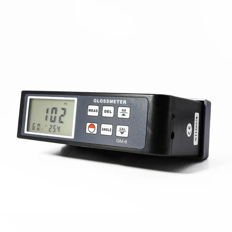 60 Degree Gloss Meter For Coatings And Floor Care, On-The-Go Portable Glossmeter With Precise Readings, black digital display