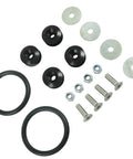 Black Quick Release Bumper Trunk Fastener Kit No Tools Needed Replacement Parts For Easy Panel Removal And Secure Hold Fits A Wide Range of Car Models kit with bolts, washers, nuts, and O-rings