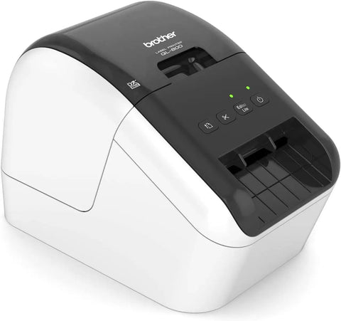 Turbo Fast Label Printer For Shipping And Address Labels With Auto Cutter, Crisp 300 DPI Black And Red Output, Works With DK-2251