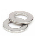 200 Piece Carbon Steel Nickel Plated Spring Lock Washers Assortment Kit M3 To M12 Pro Grade For Heavy Duty Everyday Use Delivers Stable Load Distribution And Consistent Tightness On Any Fastener. two nickel-plated spring lock washers