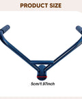 V Bar Attachment Handle For Rowing And Deadlifts, Double Grip Row Handle, steel, size 5cm, heavy duty fitness attachment