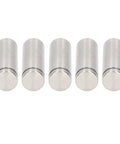 Heavy Duty Advertising Sign Mounting Screw Kit With 12 Stainless Steel Standoff Screws Easy Install For Home Office Signage And Displays Strong Weight Resistance Wall Mount Hardware, 5 stainless steel standoffs