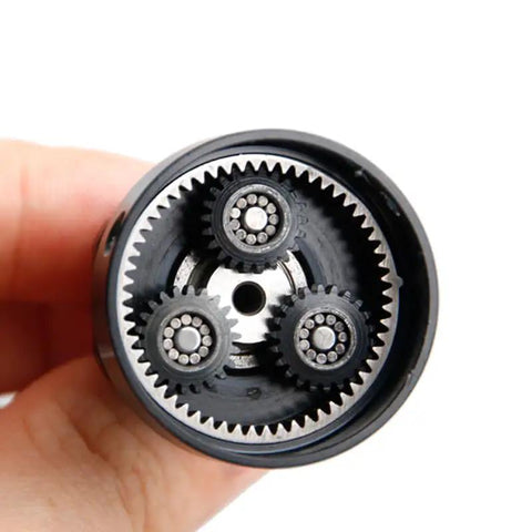 High Torque Planetary Gearbox Motor Packing Solid Power Delivery And A Tight 4 Point 75 To 1 Reduction Ratio Compact Electric Micro Speed Driver showing internal gear structure.