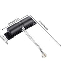 Gate Opener Kit With Universal Extension Spring Door Closer And Automatic Gate Lock Heavy Duty Aluminum Alloy Construction
