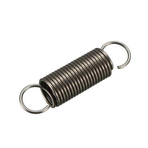 uxcell 5-piece dual-hook tension springs, steel wire, 0.04 in dia, 0.39 in OD, 1.57 in free length