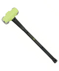B.A.S.H 30 Inch Sledge Hammer With 12 Lb Drop Forged Head Pro Grade Unbreakable Steel Core Handle Hi Vis Anti Vibe Neck