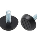 16 Pack Adjustable Wood Furniture Levelers With One Quarter Inch Twenty Thread Inserts, Screw On Feet For Tables, Chairs, Desks
