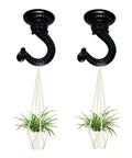 Heavy Duty Swag Ceiling Hooks With Hardware For Hanging Plants Chandeliers Wind Chimes And Ornaments, 55mm And 2.17 Inches Metal Ceiling Hooks