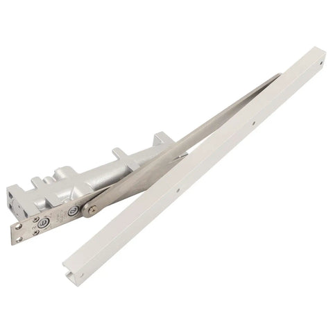 Pro Grade Hydraulic Door Closer With Adjustable Speed And Silent Switch For Safe Seamless Close Cast Aluminum Body