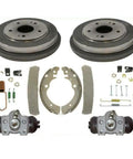 Top Rated Rear Brake Drum And Shoe Kit For Honda Crv 1997-2001 With Genuine Fit Perfect Left Right Side Non Asbestos Organic Pad Material rear drum kit