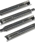 8 Inch Full Extension Drawer Slides With Ball Bearing 3 Section Side Mounted For Cabinet And Kitchen Durable Cold Rolled Steel
