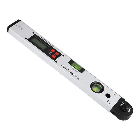 Pro Grade Digital Inclinometer Level 360 Degree Range Angle Finder With Bright Backlit Display, 16-inch digital angle level