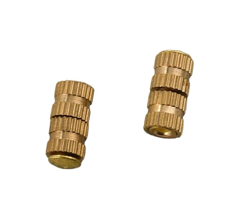 Brass Barrel Cabinet Hinges 14x6mm 10 Pack Hidden Concealed Jewelry Box Hinge shown in a close-up view on white background