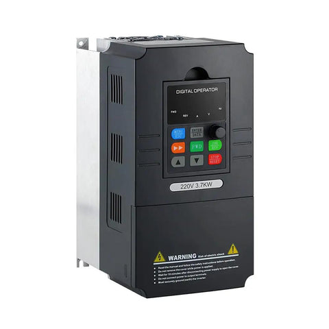Single Phase To Three Phase VFD Converter for 3 Phase Motors 220V Input 2.2kW Variable Frequency Drive, front view