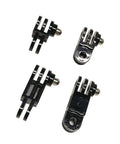 Three Way Adjustable Extension Pivot Arm Mount For Action Cameras Like 11 10 9 8 7 6 5 Black Session 5 4 long and short ABS arms