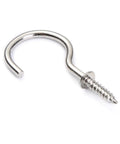 Heavy Duty Bulk Pack Of One Hundred Rock Solid Steel Eye Screw Ceiling Hooks For Indoor Outdoor Wall Hanging Art Decor And Keys Top Notch Build No Sweat Install, single steel eye screw hook with a threaded shaft.
