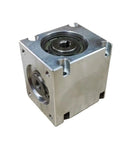 Built Tough One Piece Spiral Bevel Right Angle Gearbox With 8mm Keyway Bore Single Output Shaft for Direct 90 Degree Power Transfer