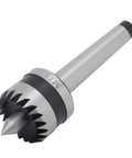 Durable Steel MT1 Mt2 Live Center Bearing Tailstock For Wood Turning Metalworking Lathe Tool 45# Steel Spindle Support Smooth Rotation