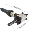 Hella Rugged 220V Electric Pipe Beveling Machine Auto Alignment Professional Grade Heavy Duty Chamfering Tool dimensions