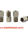 Dope 2500mm Bicycle Hydraulic Disc Brake Hose Kit For Shimano BH59 System Includes 4 compression nuts.