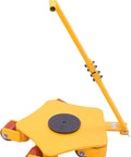 Heavy Duty Machine Skates 4409 Lbs Rock Solid Carbon Steel Industrial Dollies with swivel wheels for easy movement.
