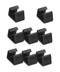 8 Pieces Rattan Furniture Clips Outdoor Sofa Sectional Connectors For Patio Keeps Wicker Sofas From Sliding No Tools Needed Easy To Install Durable Fasteners For Outdoor Furniture, black plastic material.