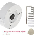 Weatherproof Junction Box PFA130-E for Dome and Bullet Cameras, Rugged Aluminum IP66 Rated Enclosure for Indoor and Outdoor Surveillance