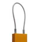 Heavy Duty Steel Cable Safety Lock With Instant Locking, 3 Cable Lengths Including 13.8 Inches And 39 Inches, Aluminum Lockout Padlock