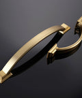 2 Pack 3 Inch Champagne Bronze Cabinet Pulls For Kitchen Cabinets - Zinc Alloy Drawer Handles, displayed on black surface