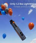 Heavy Duty Cordless Car Vacuum With 16000Pa Kickass Suction And HEPA Filter handheld vacuum floating with colorful balloons.