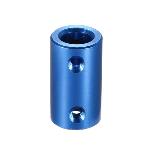 Beefy Rigid Shaft Coupling With Set Screws Quarter Inch To 8mm Bore Aluminum Alloy 25mm Length 14mm Outer Diameter M4 Screws