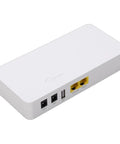 Compact 8800mAh UPS Battery Backup With PoE 24V DC Output for routers, modems, CCTV, showing ports and indicator lights.