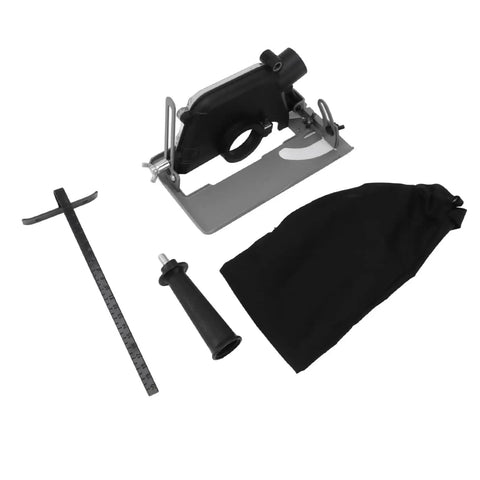 Pro Grade Angle Grinder Stand With Adjustable Bracket And Dust Collection Desktop Workshop Tool Featuring Linear Guide Rails