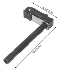 Heavy Duty Adjustable Bench Dog Clamp With Quick Acting Hold Down For 19mm Benchtop Holes Stainless Steel And Aluminum Build