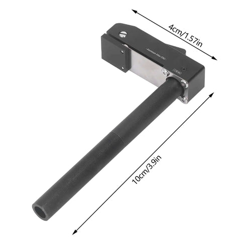 Heavy Duty Adjustable Bench Dog Clamp With Quick Acting Hold Down For 19mm Benchtop Holes Stainless Steel And Aluminum Build