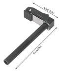 Quick Acting Adjustable Bench Dog Clamp For Woodworking Benchtops 19mm Black Hold Down Clamp with measurements