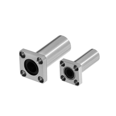 Dope 20mm Long Flange Linear Bearing Bush For 3D Printer And CNC Rail, 20x32x80mm LMK20LUU bearing shown with square flange