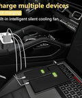 200W DC 12V To 110V AC Car Power Inverter Pack Of 2 Featuring 20W USB C And 18W Fast Charging Dual USB Ports for charging devices.