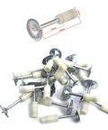 Mini Manual Steel Nail Gun For Wall Fastening And Riveting, One Hand Operation, mixed nails with dimensions and color variation