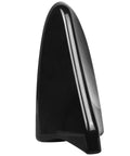 Shark Fin Antenna Cover Cap For Kia Optima Sonata Elantra And Genesis G80 Roof Aerial Base Replacement, sleek black side view.