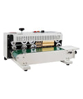 Heavy Duty Continuous Band Sealer Machine With Digital Temperature Control 600W Power Horizontal Bag Sealer in white