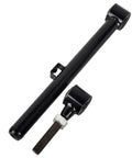 Bolt-On Rear Upper And Lower Adjustable Control Arm Kit With Rear Panhard Track Bar For 0-6 Inch Lift Fits 2009-2024 RAM 1500 And 2020-2024 Jeep Gladiator, black steel arm and bushing