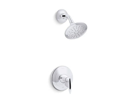 Alteo Rite Temp Shower Trim With Lever Handle And 1.75 GPM Showerhead Includes Pressure Balancing Diaphragm Technology For Safe Temperature Control